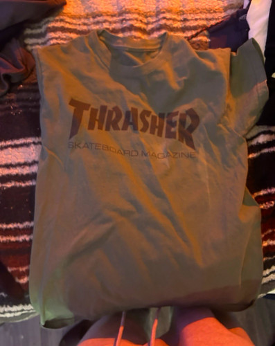 Thrasher green logo graphic - green,