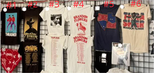 Brandon flowers shirt thrasher - brandon,